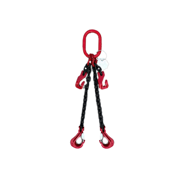 Chain suspension / Chain hoist | 2-strang | Width: 10 mm | Length: 4.0 m, with shortening hooks